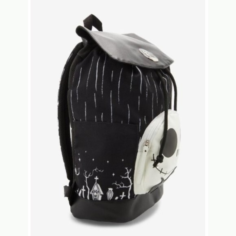 Bioworld The Nightmare Before Christmas Jack Glow‎ In The Dark Slouch Backpack - Picture 3 of 6